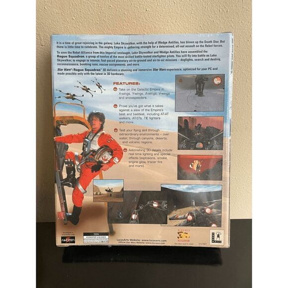 1998 Star Wars Rogue Squadron 3D Big Box PC Game Sealed - Picture 5 of 5